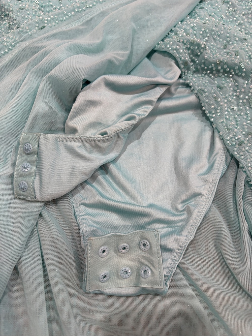 Oh Polly Champel Maxi Dress Size 10 Aqua - Picture 5 of 12